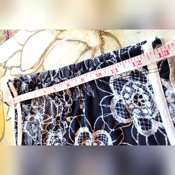 ADIDAS x FARM Rio Florido Black White 2018 Ltd Ed Lace Webs Track Leggings XS - Picture 8 of 14